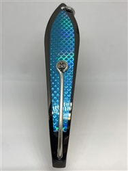 <b>#250 Gator KingspoonÂ® Black Nickel - Sky Blue Tape </b>