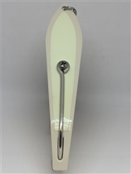 b>#250 Gator KingspoonÂ® Bone Powder Coat - Glow Tape</b>