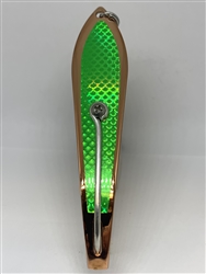 <b>#250 Gator KingspoonÂ® Copper - Lime Green Tape</b>