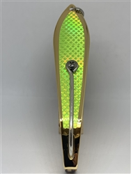 <b>#250 Gator KingspoonÂ® Gold - Chartreuse Tape </b>