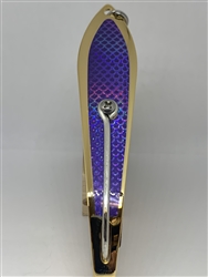 <b>#250 Gator KingspoonÂ® Gold - Purple Tape </b>