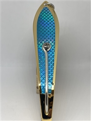 <b>#250 Gator KingspoonÂ® Gold - Sky Blue Tape </b>