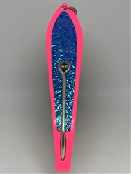 b>#250 Gator KingspoonÂ® Pink Powder Coat - Blue Ice Tape</b>