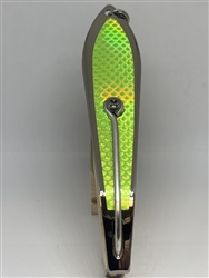 b>#250 Gator KingspoonÂ® Silver - Chartreuse Tape </b>