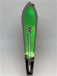 b>#250 Gator KingspoonÂ® Silver - Lime Green Tape </b>