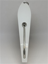 <b>#250 Gator KingspoonÂ® White Powder Coat - Plain</b>