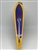 <b>#250 Gator KingspoonÂ® Yellow Powder Coat - Purple Tape</b>