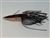 <b>1/4 oz. Copper Gator Weedless Spoon - Black Skirt Trailer.</b>