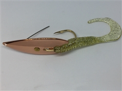 Precision Tackle 1/4oz Copper Flats Intruder Spoon – Weedless, Saltwater & Freshwater