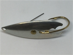 <b>1/4 oz. Matte Silver  Gator Weedless Spoon</b>