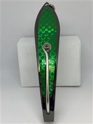 #350 Gator KingspoonÂ® Black Nickel - Emerald Tape