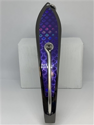 #350 Gator KingspoonÂ® Black Nickel - Purple Tape