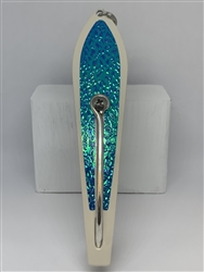 #350 Gator KingspoonÂ® Bone Powder Coat - Blue Ice Tape