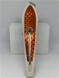 #350 Gator KingspoonÂ® Bone Powder Coat - Copper Tone Tape