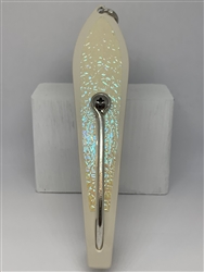 #350 Gator KingspoonÂ® Bone Powder Coat - Glow Ice Tape