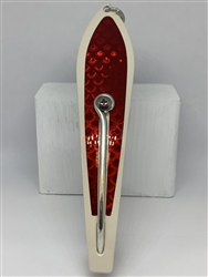 #350 Gator KingspoonÂ® Bone Powder Coat - Red Tape