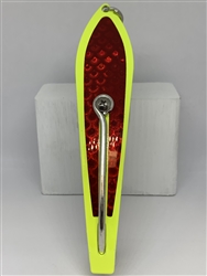 #350 Gator Kingspoon&#174; Chartreuse Powder Coat - Red Tape