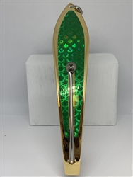 <b>#350 Gator KingspoonÂ® Gold - Emerald Tape</b>