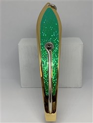#350 Gator KingspoonÂ® Gold - Green Ice Tape