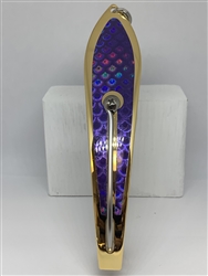 #350 Gator KingspoonÂ® Gold - Purple Tape