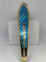 350 Gator KingspoonÂ® Gold - Sky Blue Tape