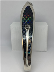 <b>#350 Gator KingspoonÂ® Matte Silver - Black Tape</b>