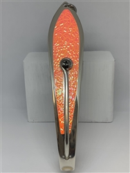 <b>#350 Gator KingspoonÂ® Matte Silver - Orange Ice Tape</b>