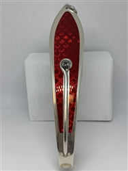 <b>#350 Gator KingspoonÂ® Matte Silver - Red Tape</b>