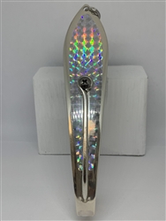 <b>#350 Gator KingspoonÂ® Matte Silver - Silver Tape</b>
