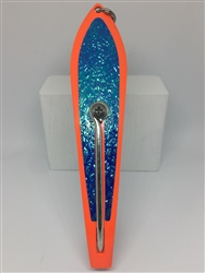 #350 Gator KingspoonÂ® Orange Powder Coat - Blue Ice Tape