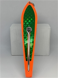#350 Gator KingspoonÂ® Orange Powder Coat - Emerald Tape