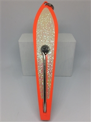 #350 Gator KingspoonÂ® Orange Powder Coat - Glow Ice Tape