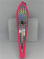 #350 Gator KingspoonÂ® Pink Powder Coat - Silver Tape