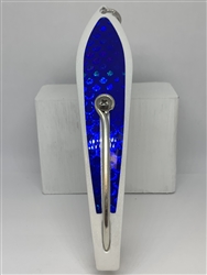 #350 Gator KingspoonÂ® Pearl White Powder Coat - Blue Tape