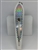 #350 Gator KingspoonÂ® Pearl White Powder Coat - Silver Tape