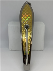 <b>#350 Gator KingspoonÂ® Silver - Gold Tape</b>