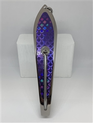 #350 Gator KingspoonÂ® Silver - Purple Tape
