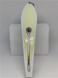 #350 Gator KingspoonÂ® White Powder Coat - Glow Tape