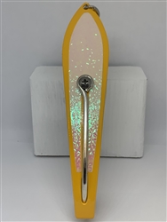 <b>#350 Gator KingspoonÂ® Yellow Powder Coat - Glow Ice Tape</b>
