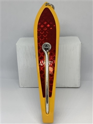 <b>#350 Gator KingspoonÂ® Yellow Powder Coat - Red Tape</b>