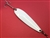 <b> 5 oz. White Powder Gator Casting Spoon - Treble Hook</b>