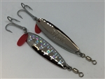 1/2 oz. Silver Gator Casting Spoon with Silver Tape