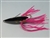 1/2 oz. Black Gator Weedless Spoon with Pink Skirt Trailer