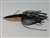 1/2 oz. Copper Gator Weedless Spoon - Black Skirt Trailer