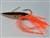 1/2 oz. Copper Gator Weedless Spoon with Orange Skirt Trailer