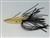 <b>1/2 oz. Gold Gator Weedless Spoon - Black Skirt Trailer</b>