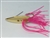 <b>1/2 oz. Gold Gator Weedless Spoon - Pink Skirt Trailer.</b>