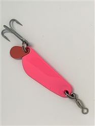 <b>1/4 oz. Pink Powder Coat Gator Limpi Spoon</b>